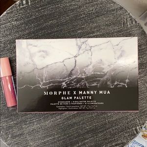 Morphe manny mua eyeshadow palette & Alamar gloss